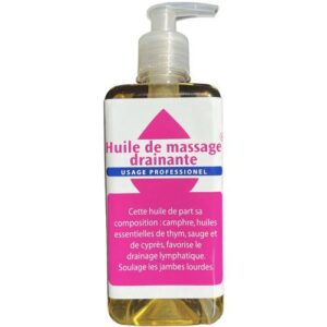 Huile De Massage Drainante - Usage Professionnel - 500Ml
