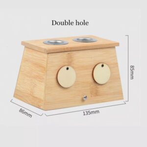 حامل موكسا خشبي ثنائي