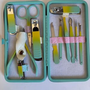 مجموعة أدوات تقليم الأظافر والباديكير الاحترافية (نسخة)